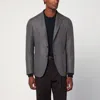 Tagliatore Tailored Blazer Houndstooth Front Pockets In Black