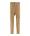 Tagliatore Classic Trouser In Brown