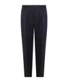 Tagliatore Belt Loop Track Pants In Black