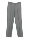 Tagliatore Belt-loop Trousers In Gray