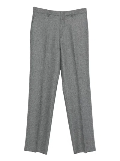 Tagliatore Belt-loop Trousers In Gray