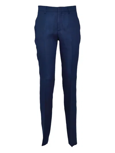 Tagliatore Psdla Straight Trousers In Blue