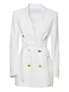 Tagliatore Cindy Blazer In White Viscose
