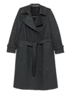 Tagliatore Belted Carola Coat In Blue