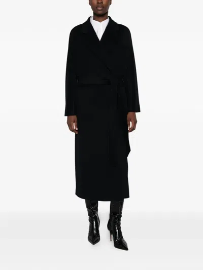 Tagliatore Belted Notch-lapel Coat In Pink