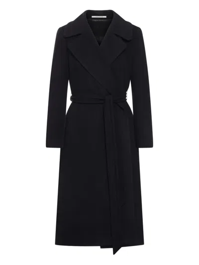 Tagliatore Melody Virgin Wool And Cashmere Coat In Black