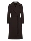 Tagliatore Molly Wool And Cashmere Coat In Brown