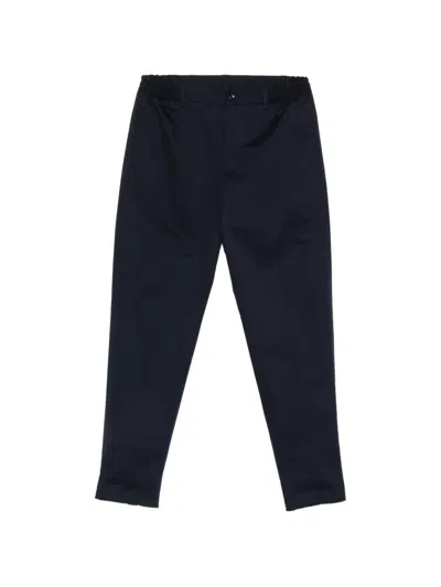 Tagliatore Belt-loops Trousers In Black