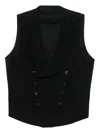 Tagliatore Ben Waistcoat In Black