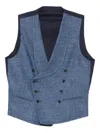 Tagliatore Ben Waistcoat In Blue