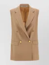 Tagliatore Bernice Double-breasted Sleeveless Blazer