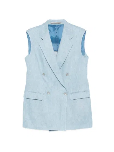 Tagliatore `bernice` Vest In Blue
