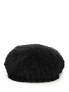 Tagliatore Berretto Buddy Velluto Nero Cotone Hats Black In Black