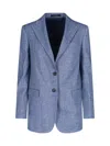 Tagliatore Tailored Jacket With Notched Lapel And Single Vent