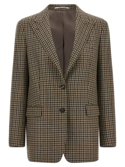 Tagliatore 'bertha' Blazer In Brown