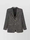 Tagliatore Bertha Blazer Peak Lapels In Black