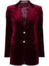 Tagliatore Single Breasted Bertha Blazer In Red