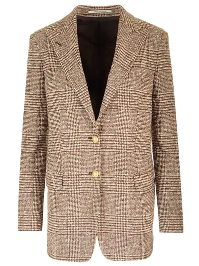 Tagliatore Bertha Corduroy Blazer In Brown