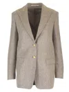 Tagliatore Bertha Corduroy Blazer In Grey