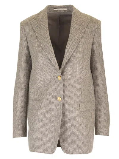 Tagliatore Bertha Corduroy Blazer In Multi