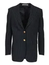 Tagliatore Bertha Long Blazer In Blue