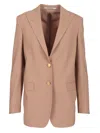 Tagliatore Bertha Long Blazer In Rose