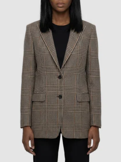 Tagliatore Bertha Single Breasted Prince Of Wales Jacket In Multi