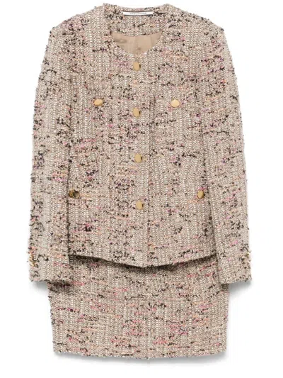 Tagliatore Berverly May Skirt Suit In Pink