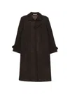 Tagliatore Bethany Coat With Houndstooth Pattern In Brown