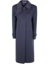 Tagliatore Single-breasted Wool Coat In Multi