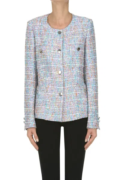 Tagliatore Beverly Chanel Style Blazer In Multi