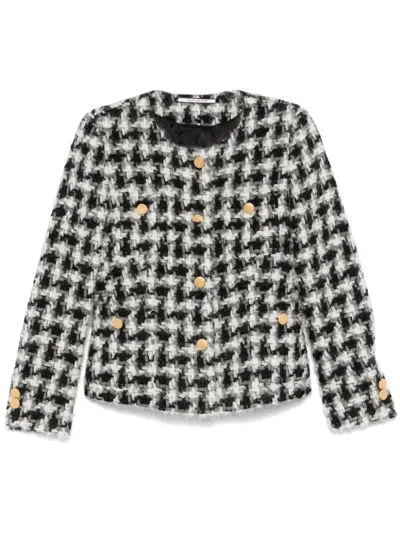 Tagliatore Beverly Jacket In White, Gray, Black