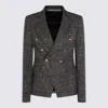 Tagliatore Structured Double-breasted Blazer Button Detailing In Black