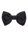 Tagliatore Solid Color Bow Tie In Black