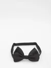 Tagliatore Black Bow Tie In Black