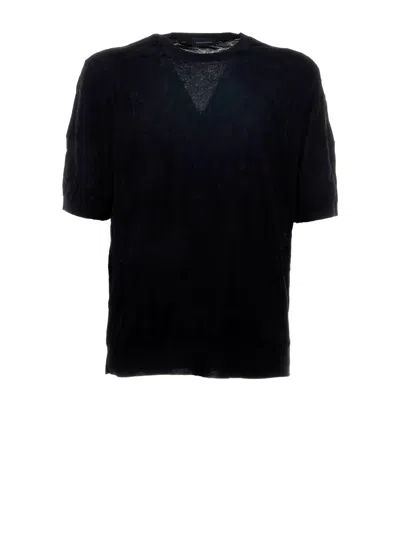 Tagliatore Black Clothing T-shirts And Polos