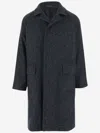 Tagliatore Long-sleeved Coat In Black