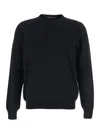 Tagliatore Girocollo In Merinos In Black