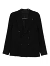 Tagliatore Double-breasted Jacket In Black