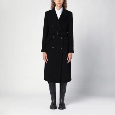 Tagliatore Jole Double-breasted Coat In Black