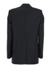 Tagliatore Black Double-breasted Jacket With Classic Lapels In Virgin Wool Woman In Black