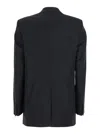 Tagliatore Black Double-breasted Jacket With Classic Lapels In Virgin Wool Woman In Black