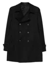 Tagliatore Long-sleeved Suit Jacket In Black