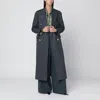 Tagliatore Black Houndstooth Double-breasted Coat