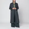 Tagliatore Black Houndstooth Double-breasted Coat
