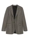 Tagliatore Adrianne Houndstooth Wool Blazer Clothing In Brown