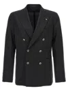 Tagliatore Black Montecarlo Blazer In Black