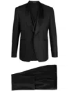 Tagliatore Two-piece Suit In Black