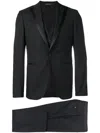 Tagliatore Three-piece Suit In Black