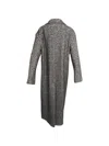 Tagliatore Black Wool Coat In Black